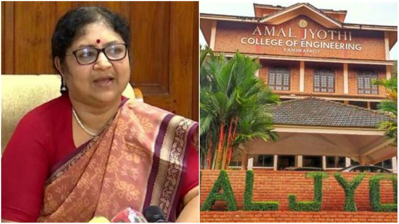 Minister r bindu seeks report on Amal Jyothi student suicide joy