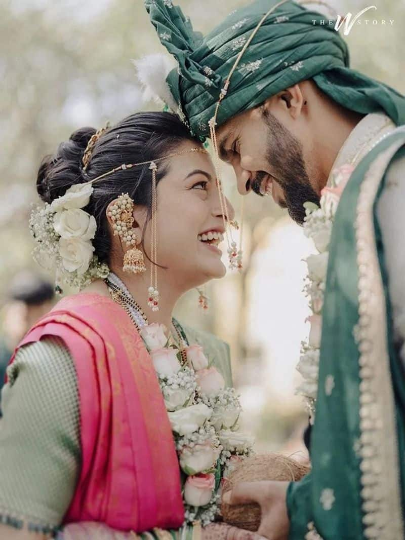 Cricketer Ruturaj Gaikwad Marries Utkarsha Pawar Shares Beautiful Pictures kvn