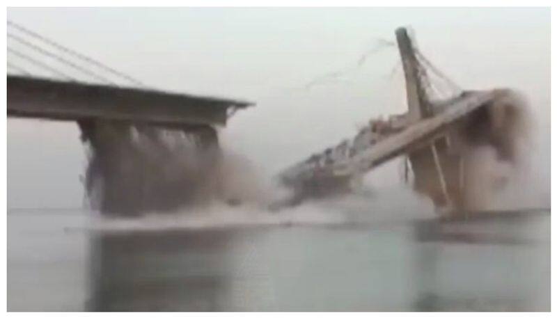 Bihar Bhagalpur Bridge Collapsed nbn