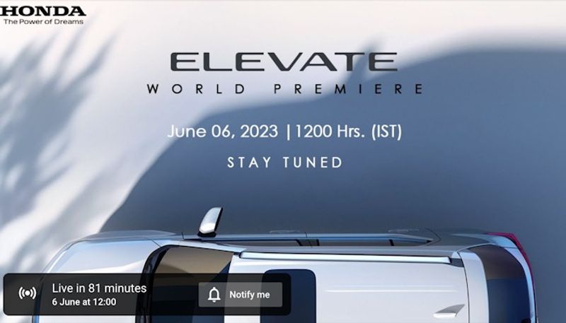 Honda Elevate mid size SUV to make global debut today watch live here expected specs price gcw