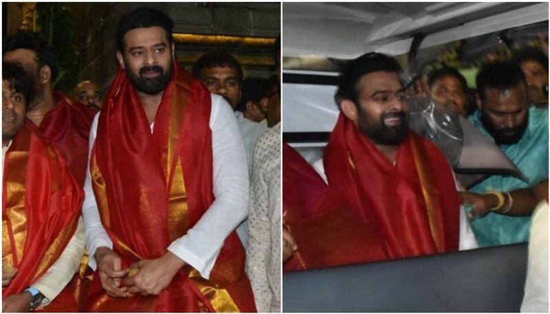 Prabhas offers prayers at Tirupati Balaji temple ahead of Adipurush event sgk