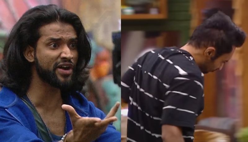 vishnu joshi against rinosh george in bigg boss malayalam season 5 nsn