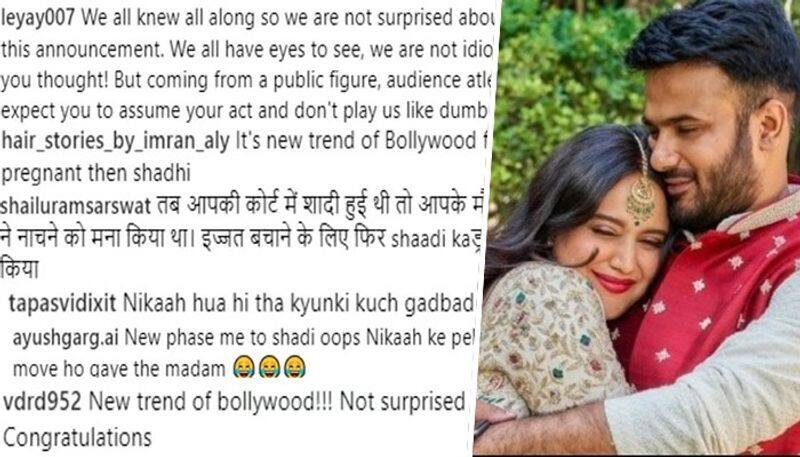 Swara Bhasker gets trolled for her pregnancy post; netizens say, 'Congrats to your Pre-Wedding Pregnancy' RBA