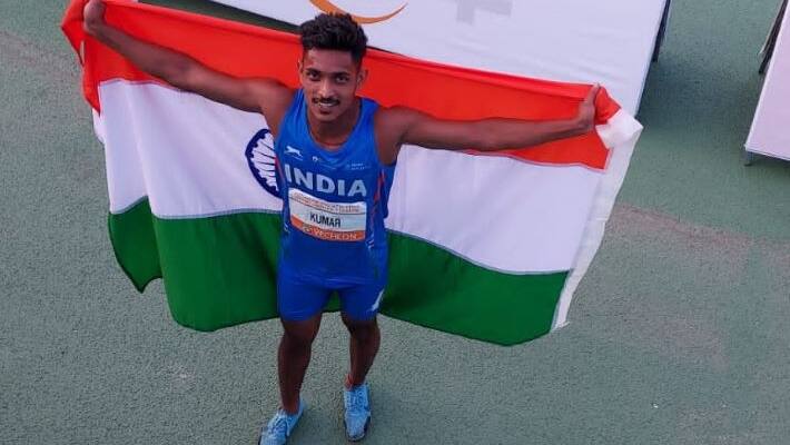 Sunil Kumar Gold in Asian U20 Athletics 2023