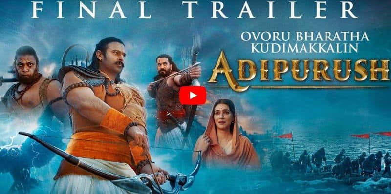 Prabhas starring Adipurush trailer out 