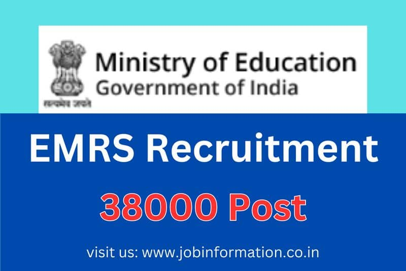 EMRS Recruitment 2023 : Notification for 38,480 Teaching and Non-Teaching Posts.. Full Details Here..