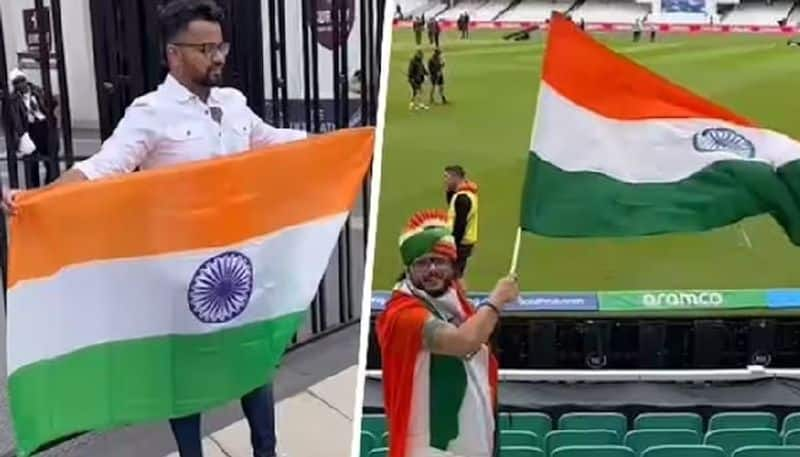 WTC Final Splash of tricolour at The Oval as fans gear up for historic Ind vs Aus clash kvn