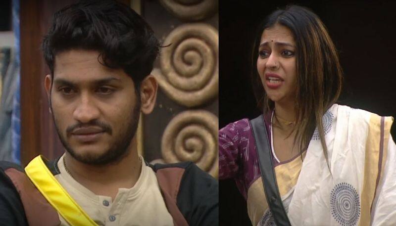 sobha against akhil marar in bigg boss malayalam season 5 nrn