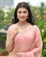 కళ్లలోనే అందాన్ని దాచిన బాపూబొమ్మ.. హాఫ్ శారీలో ప్రణీతా సుభాష్ బ్యూటీఫుల్ లుక్