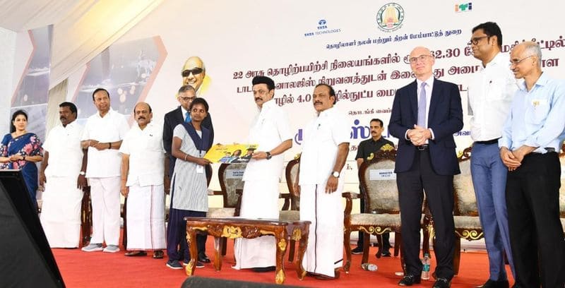 Chief Minister Stalin has said that because Tamil Nadu is a peace park companies are starting business in Tamil Nadu