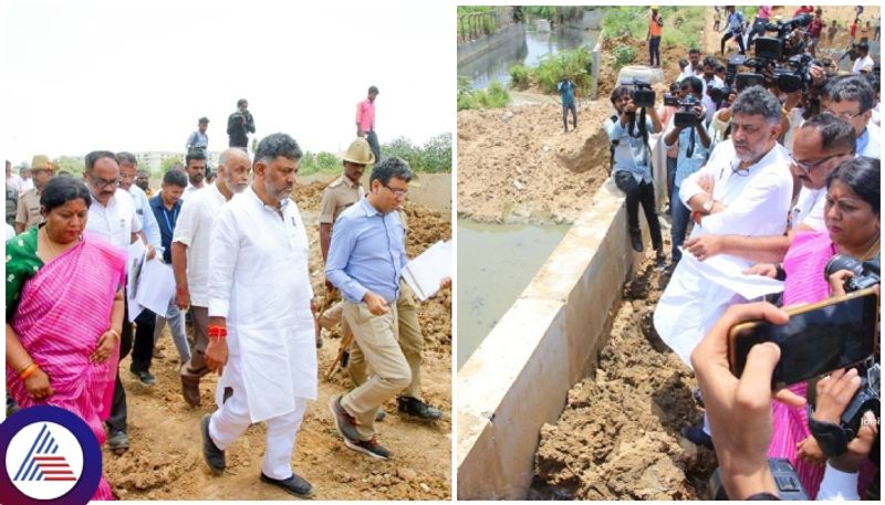 DCM DK Shivakumar warned that Bengaluru rajakaluve should cooperate to clear encroachment sat