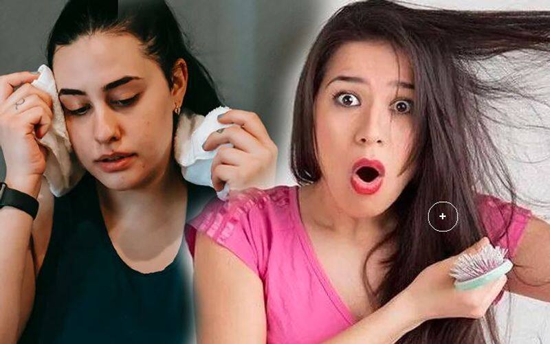 Health tips, Hair loss due to excessive sweating Vin