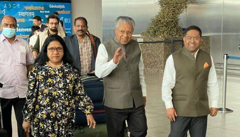 Loka Kerala Sabha: Kerala CM Pinarayi Vijayan, team arrive in New York anr