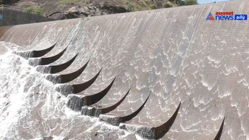 Palani Varathamanathi dam is filled with summer rains! Farmers are happy!