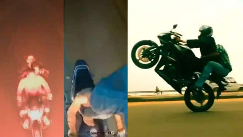 robbery by climbing on the back of a moving bus mankatha movie style video goes viral