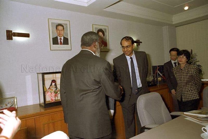 Senior Minister Tharman Shanmugaratnam announcing his bid to be President