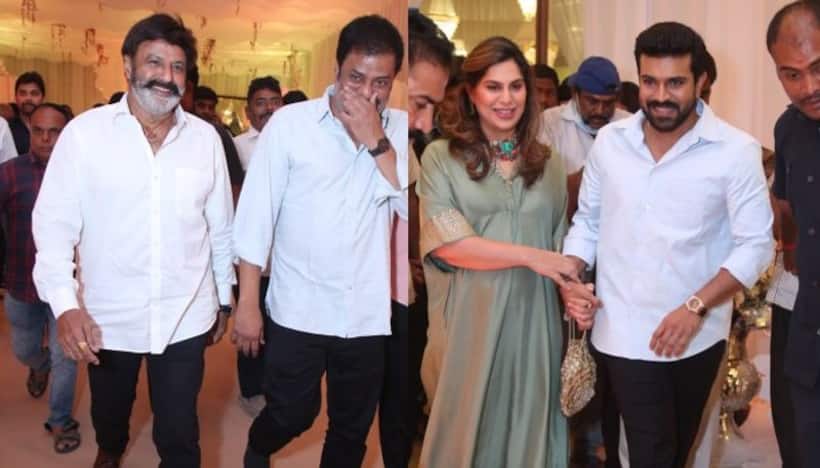 బాగున్నావా అంటూ రాంచరణ్ ని పలకరించిన బాలయ్య.. శర్వానంద్ రిసెప్షన్ లో అరుదైన దృశ్యం, వైరల్ 