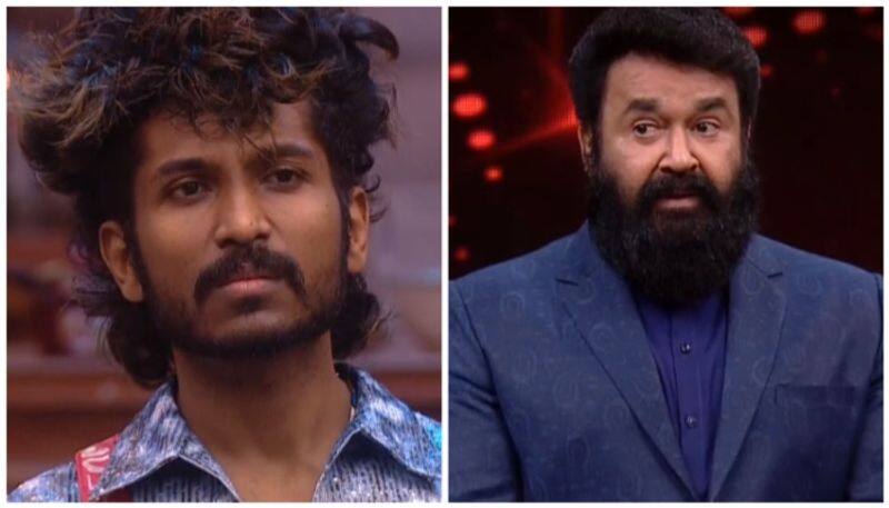 bigg boss malayalam season 5 mohanlal slams midhun on his life story vvk