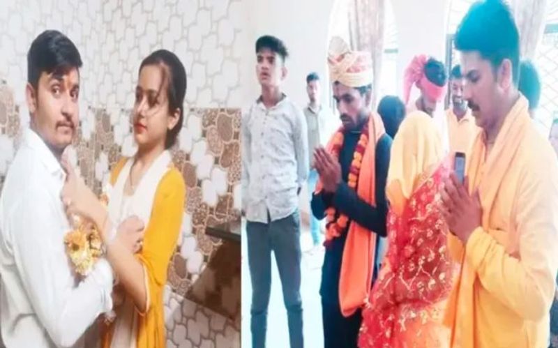 Uttar Pradesh Two Young Muslim women married To Hindu men in the temple akb