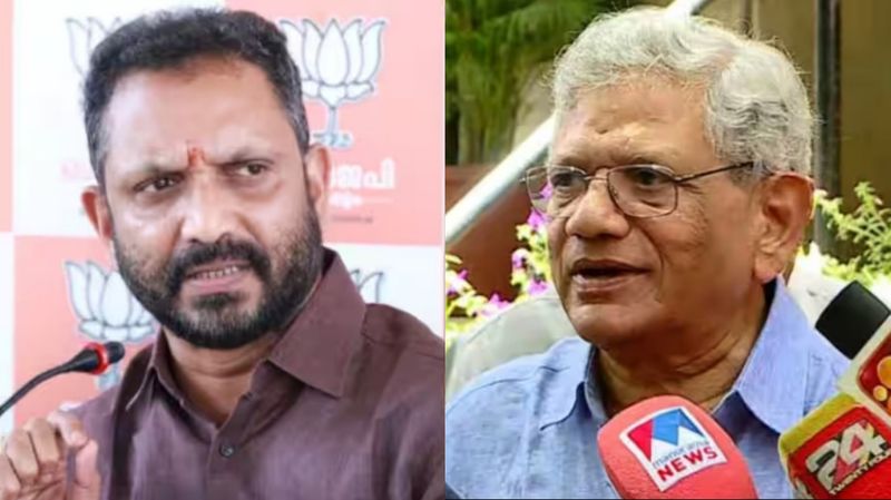 yechury dont have the guts to remove pinarayi says k surendran