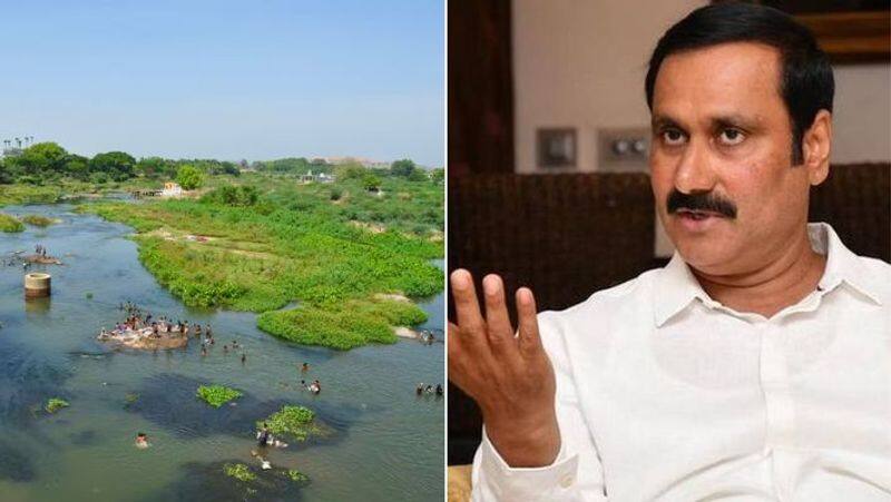 Anbumani has accused the Kerala government of conspiring to destroy the Amaravati river KAK