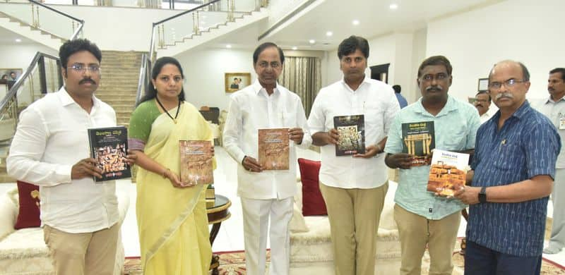 CM KCR releases Bharat Jagruti book on Telangana history  RMA