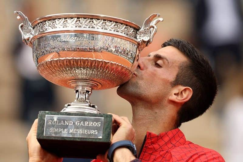 French Open Final tennis 2023 Novak Djokovic thrashes Casper Ruud and clinch 23rd grand slam ckm