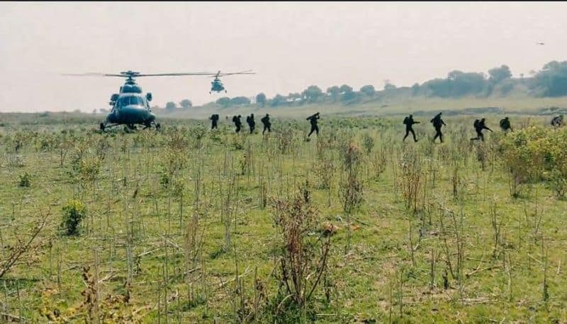 IAF Army simulate combat situations in central sector