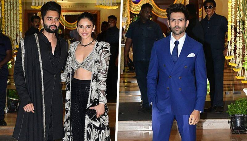 Madhu Mantena-Ira Trivedi reception: Kartik Aaryan, Rakul Preet Singh, Jackky Bhagnani attend starry event vma