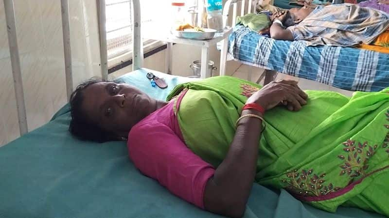 woman attacked by private bank employees for not paying a loan amount kanyakumari