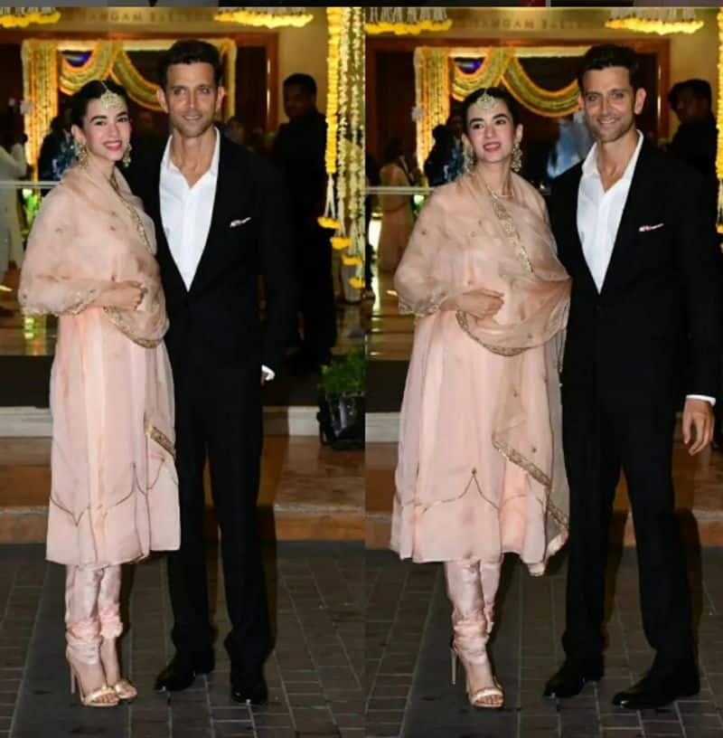 Hrithik Roshan  Saba Azad look perfect together at Madhu Mantena  reception  rao