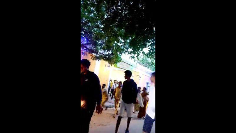 clash between tourists and local people in puducherry video gone viral