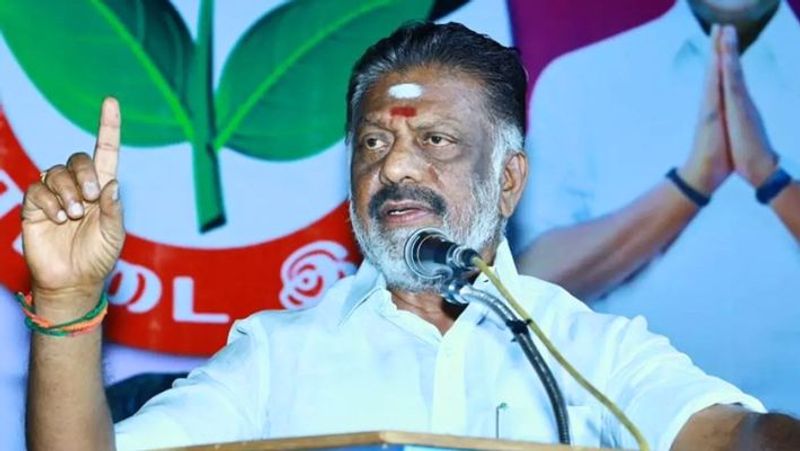 Aiadmk former cm o panneerselvam slams tn bjp president annamalai