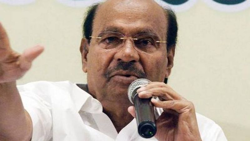 Ramadoss condemn over hindi imposition tvk