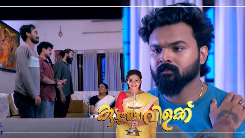 kudumbavilakku serial review sachin again to drug gang vvk