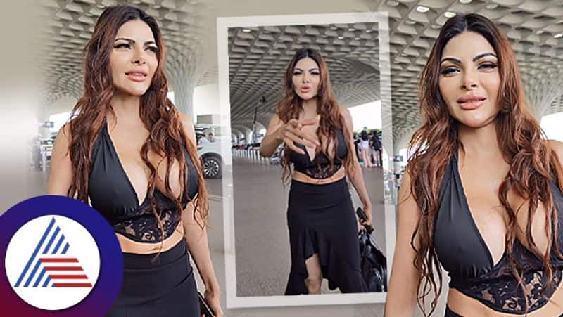 Netizens TROLL Sherlyn Chopra For Nip Show At Airport As She Raps For Paps suc