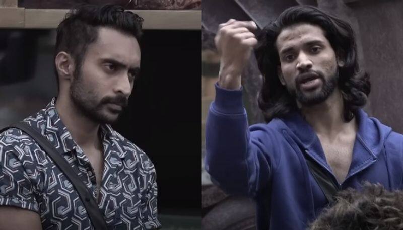 rinosh george vs vishnu joshi fight in bigg boss malayalam season 5 nsn