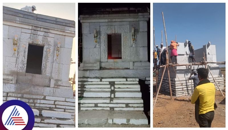 yadagiri Mangihal Village suladeeshwara temple  built in one day kannada news gow