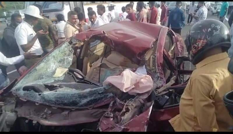 three dead and three injured in road accident at ramanagara gvd