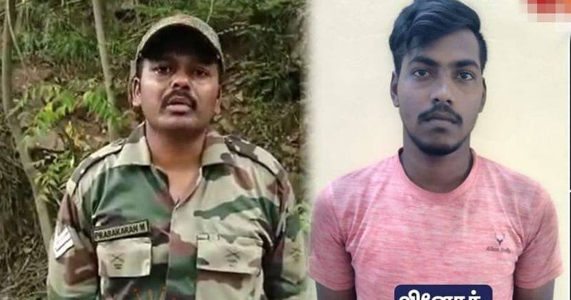 The police have arrested a man who helped plan a conspiracy along with an army soldier to stage a protest in Tiruvannamalai