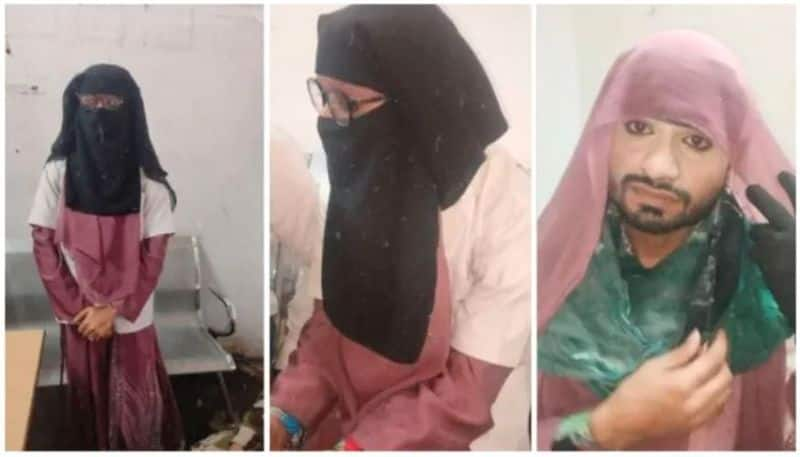 Nagpur Man wearing burqa pretending as female doctor and roaming around hospital was arrested akb