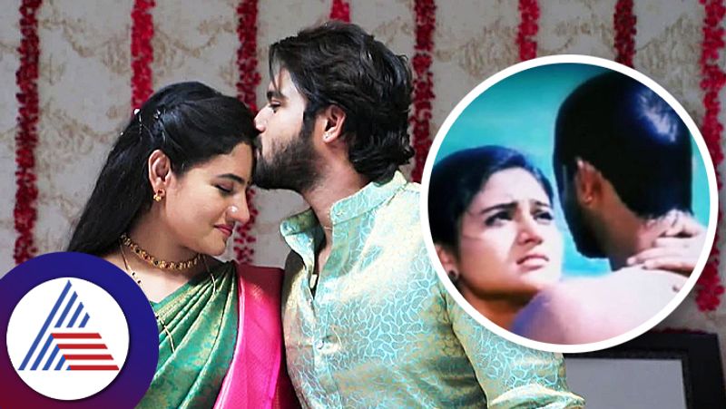 colors Kannada Kannadathi serial fame Harsha Bhuvi Kissing scene going viral bni