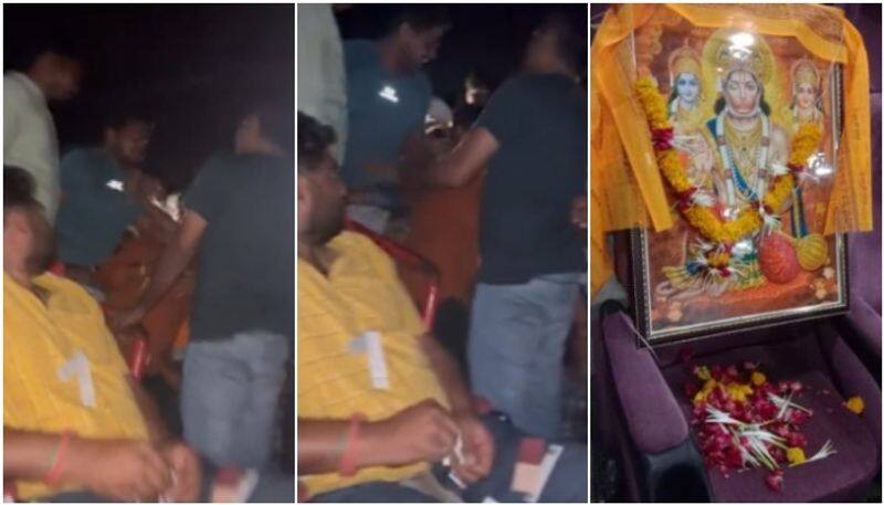 Man Attacked While Watching Adipurush For Sitting On Lord Hanuman's Reserved Seat in Theatre sgk