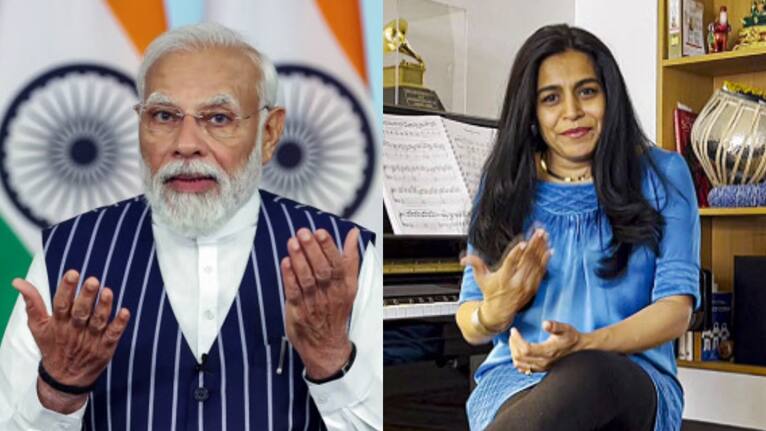 pm modi falguni shah