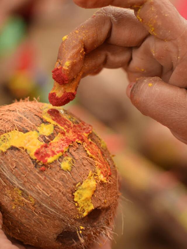 Here are the reason for why women cannot break coconut after puja pav