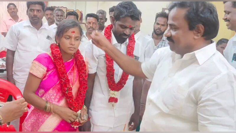 love pairs tied marriage in mla office in pudukkottai