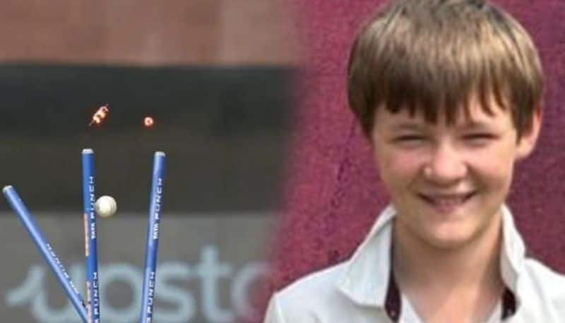 Young cricketer Oliver Whitehouse bowls a double hat trick in a single over kvn