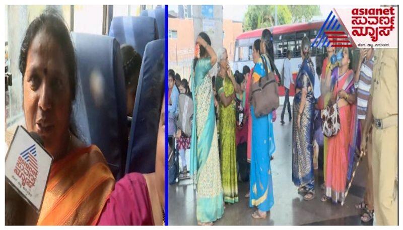 women coming from different parts of state to Sigandur nbn