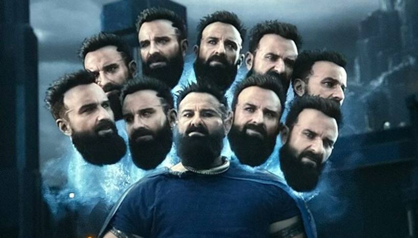 Adipurush: Saif Ali Khan's 10-headed look generates outrageous reactions from netizens