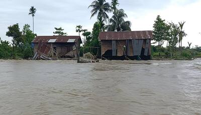Assam floods: Nearly 37,000 people affected; Water level of Brahmaputra river rises in Guwahati